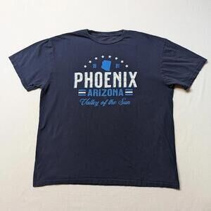 Phoenix Arizona Valley Of The Sun Blue T Shirt Size L